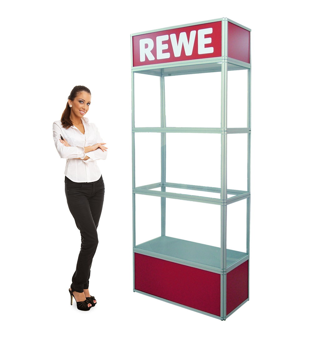 Messewand Vitrine 