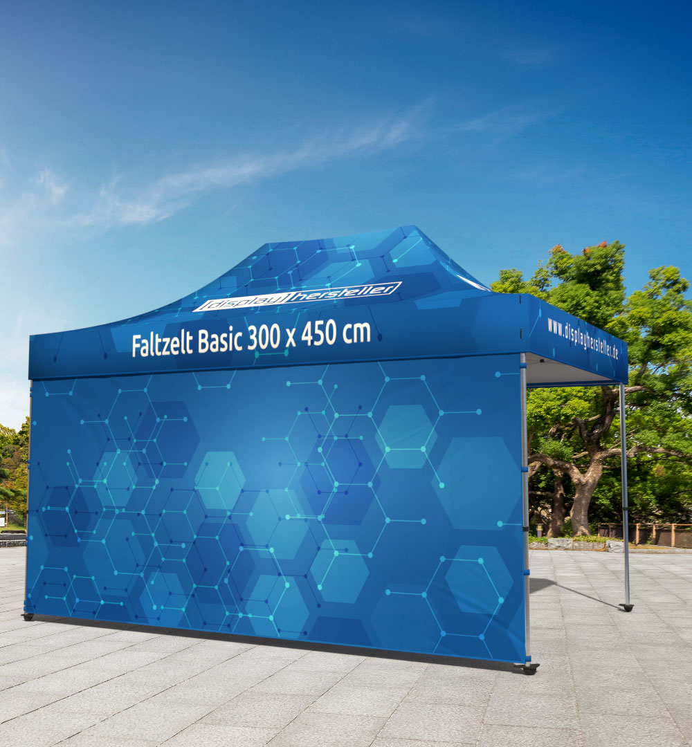 Faltzelt Basic 300 x 450 cm - Live 04