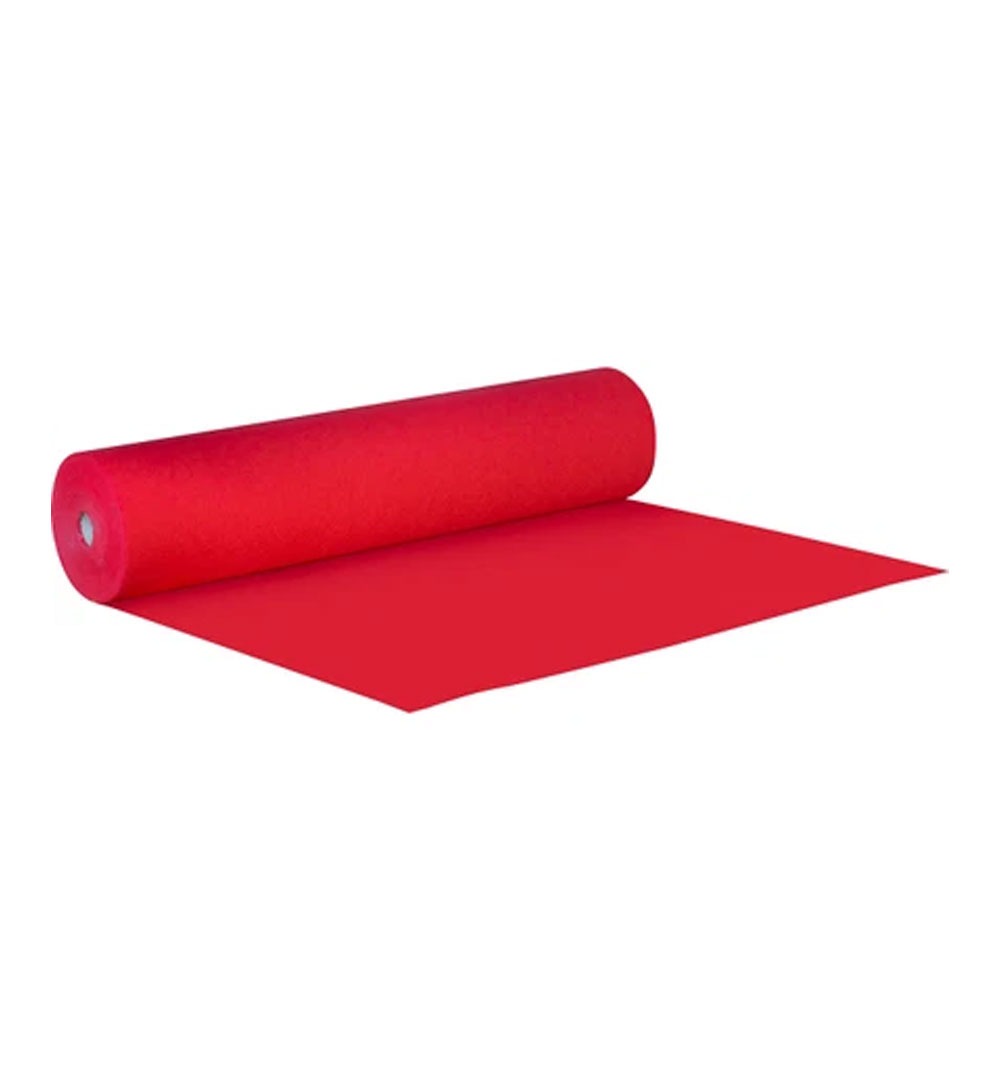 Messeteppich Flachfilz - Rolle rot