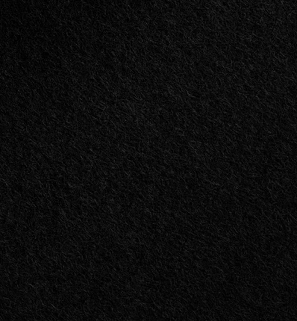 Messeteppich Flachfilz - schwarz