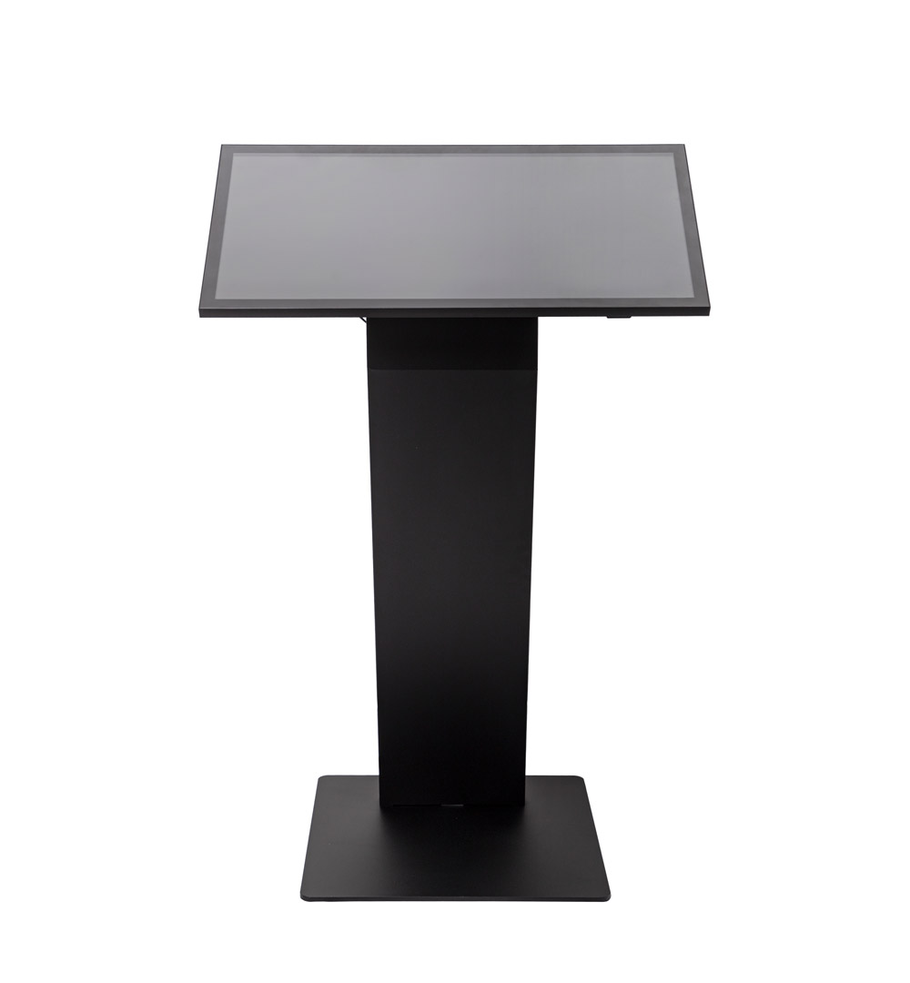 Infoterminal mit 32" Samsung-Bildschirm Schwarz - Vorderseite