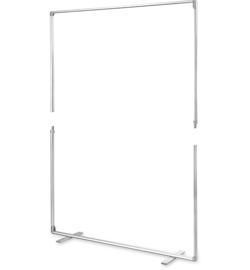 Kabine Multi-Frame Smart Höhe 200cm - Alu Stecksystem in Nutzung