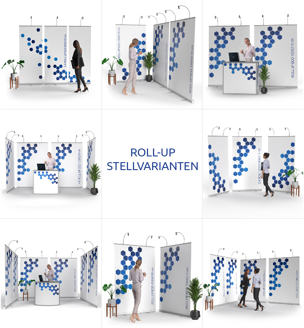 Roll Up Eco Stellvarianten