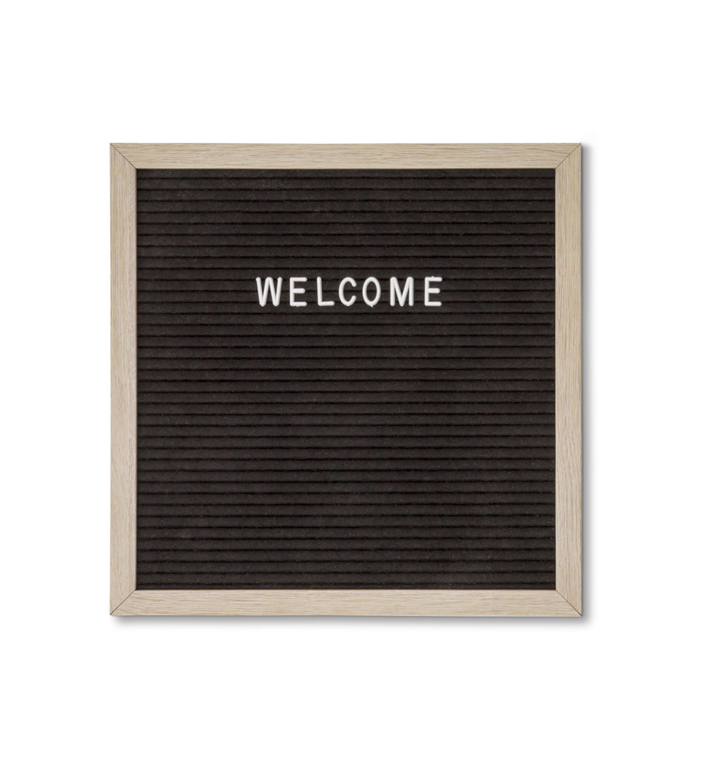 Letterboard Hellbraun - 30 x 30cm