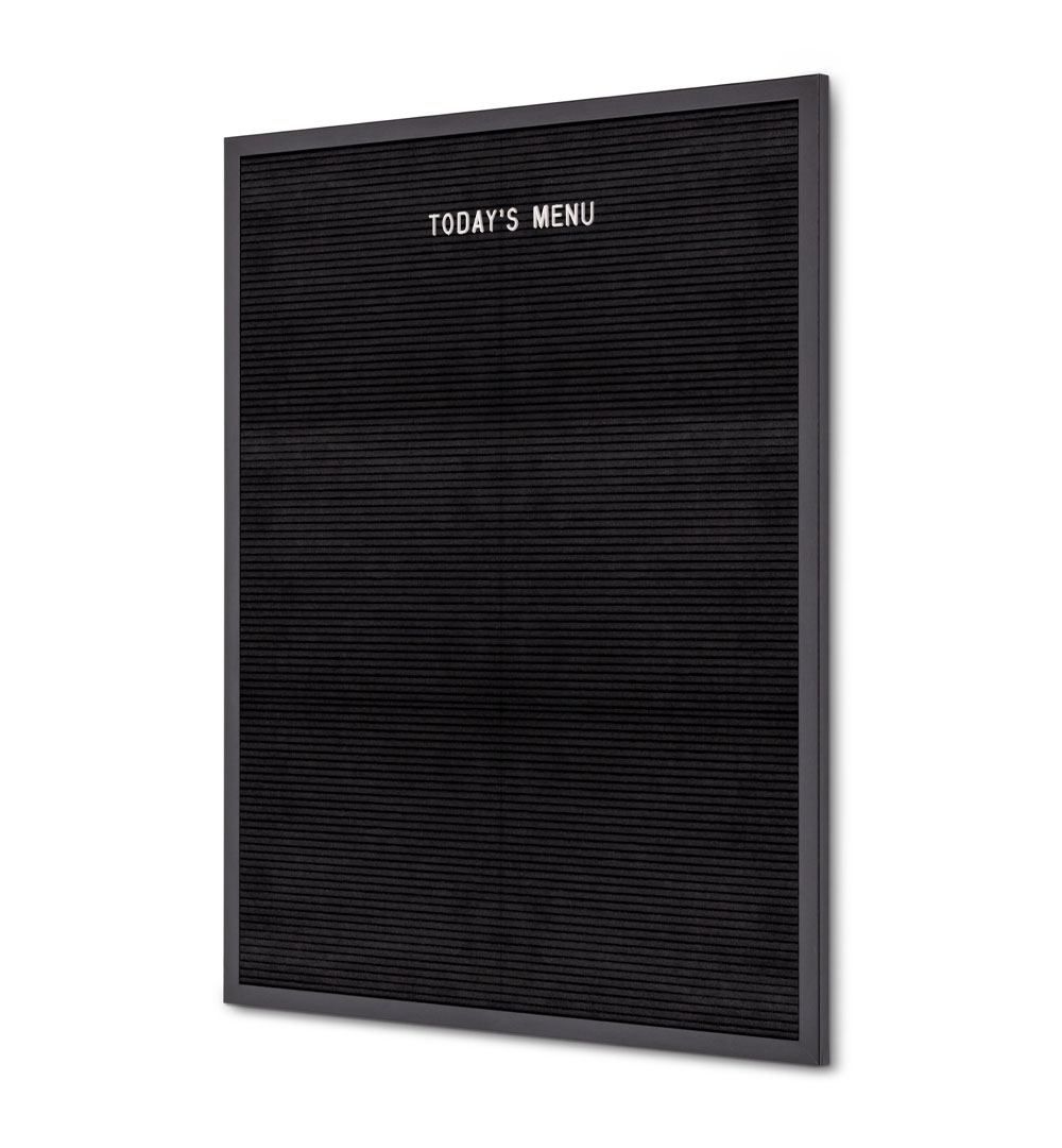 Letterboard Schwarz - 60 x 80cm