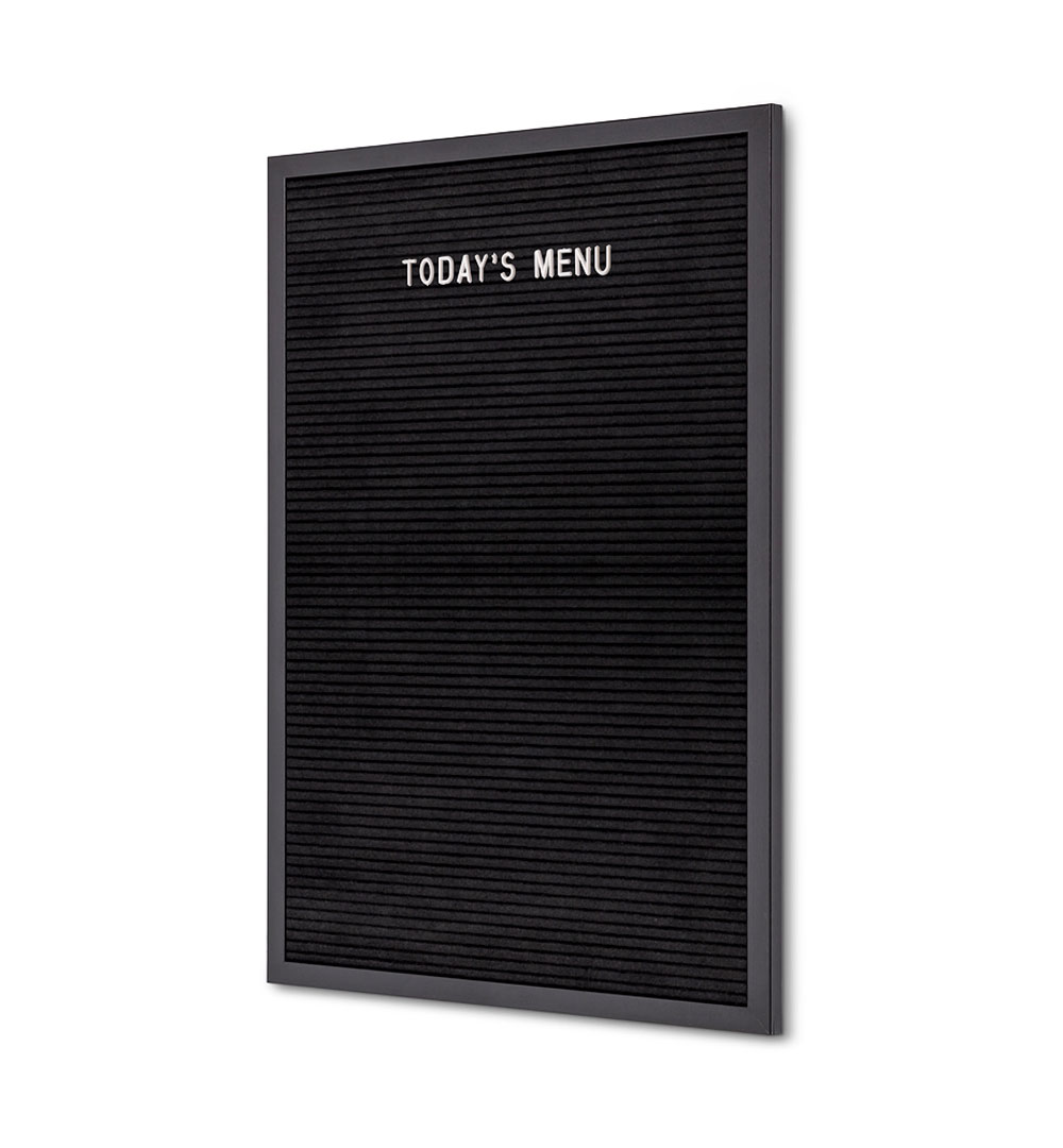 Letterboard Schwarz - 40 x 60cm