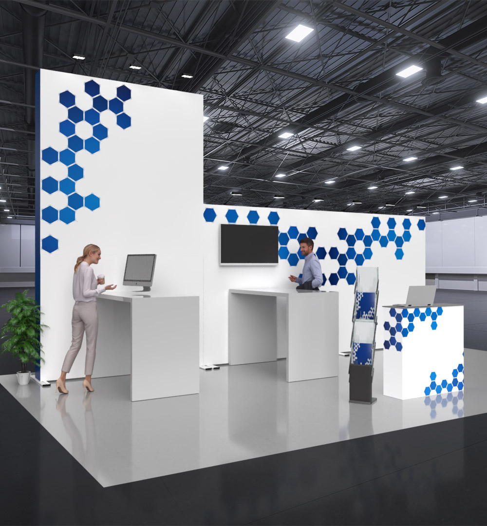 Messestand Faltdisplay Pop-Up MODULAR - Transporttasche