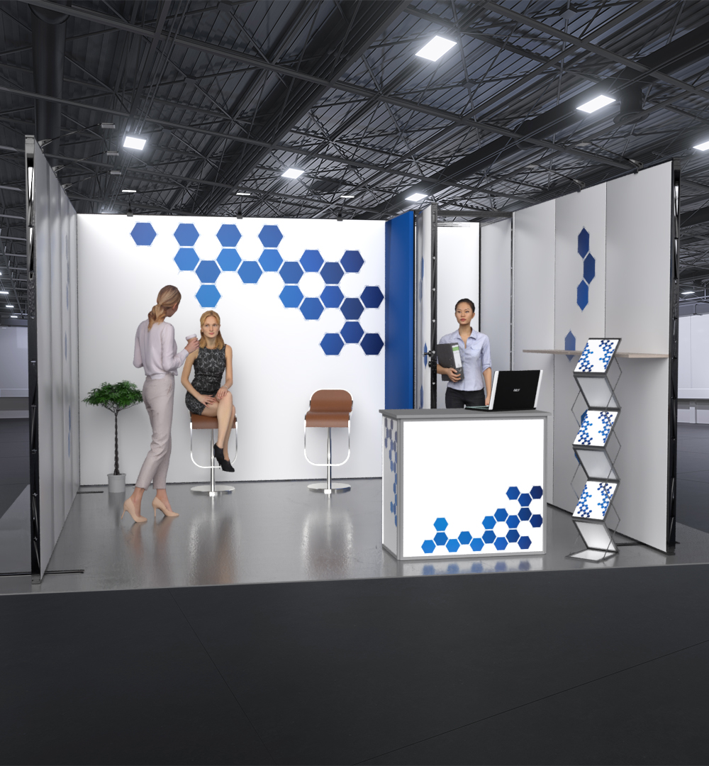 Messestand Multi-Frame U6 Form