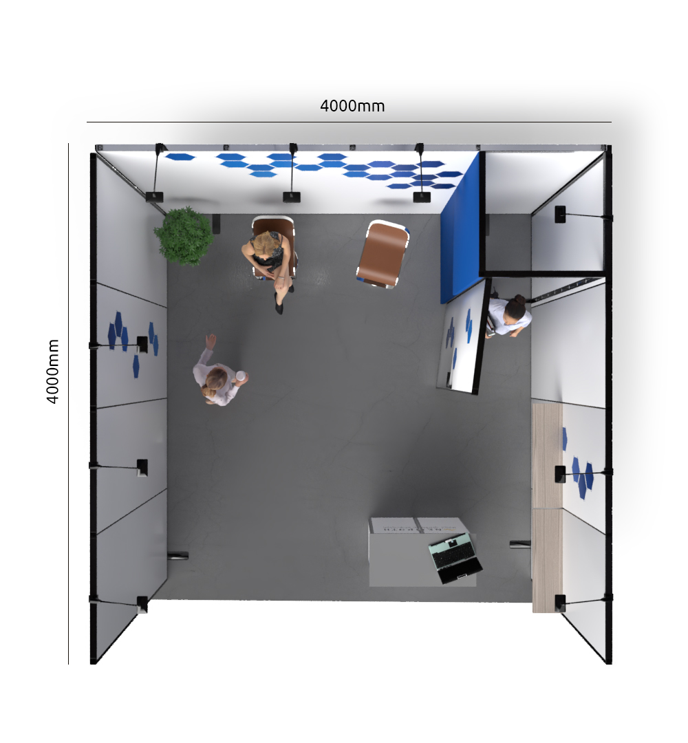 Messestand Multi-Frame U6 Form