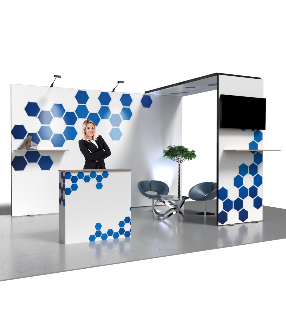 Messestand Multi-Frame W4 Form