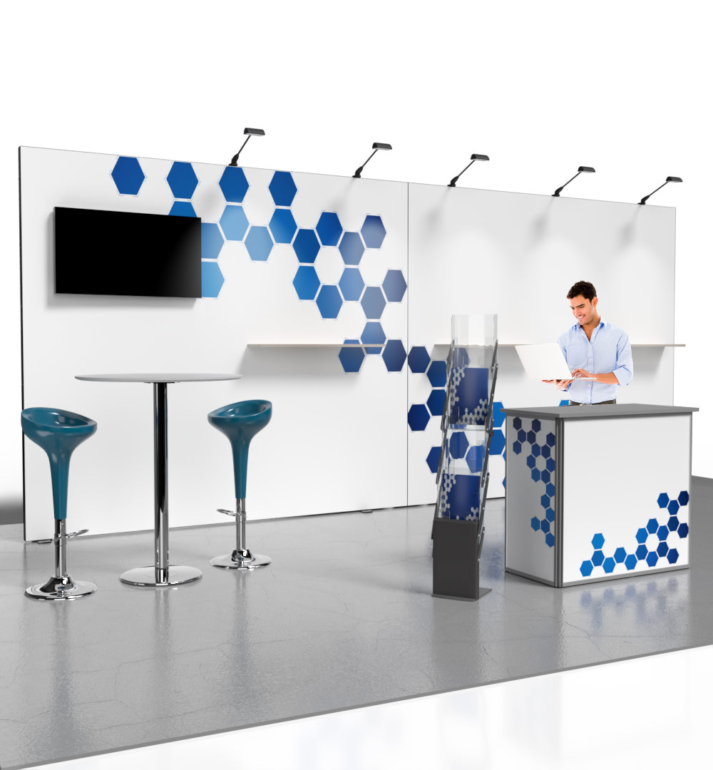 Messestand Multi-Frame W6 Form