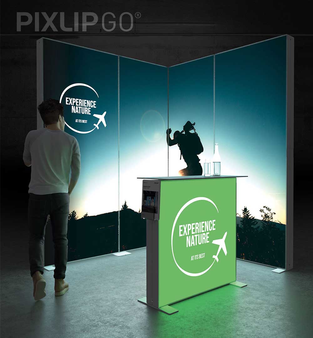 Messestand PIXLIP GO 7