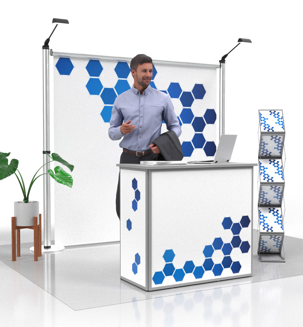 Messestand Roll-Up Modular W1 Form