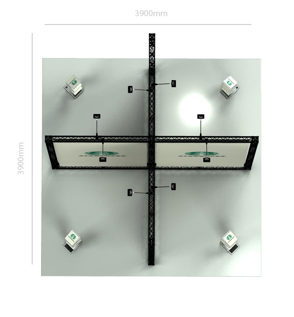 Messestand Traverse X5 Form