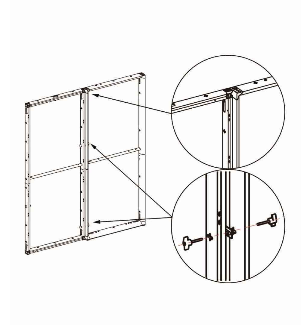 Verbinder Multi-Frame - gerade