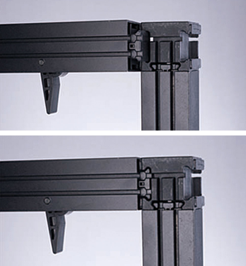 Messewand Multi-Frame Höhe 300cm - Eckverbindung