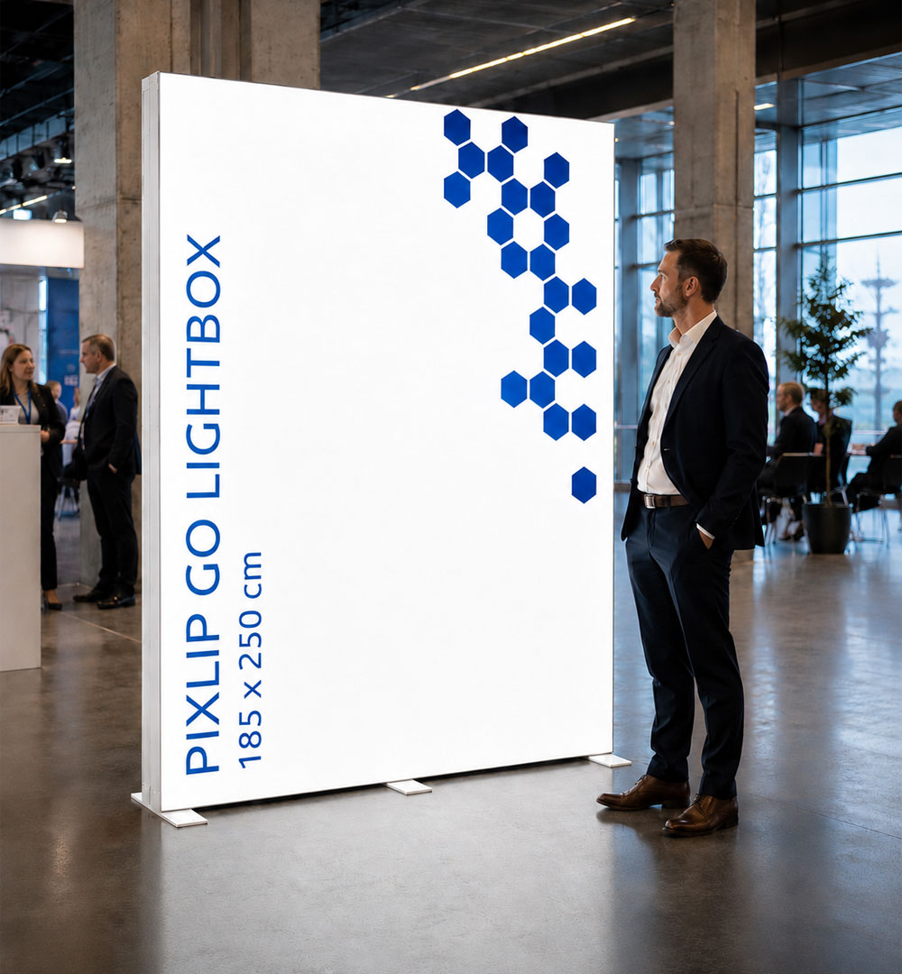 PIXLIP GO Lightbox Breite 185 - Live 01