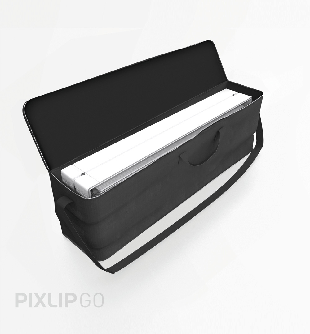 PIXLIP GO Counter Outdoor - Transporttasche offen