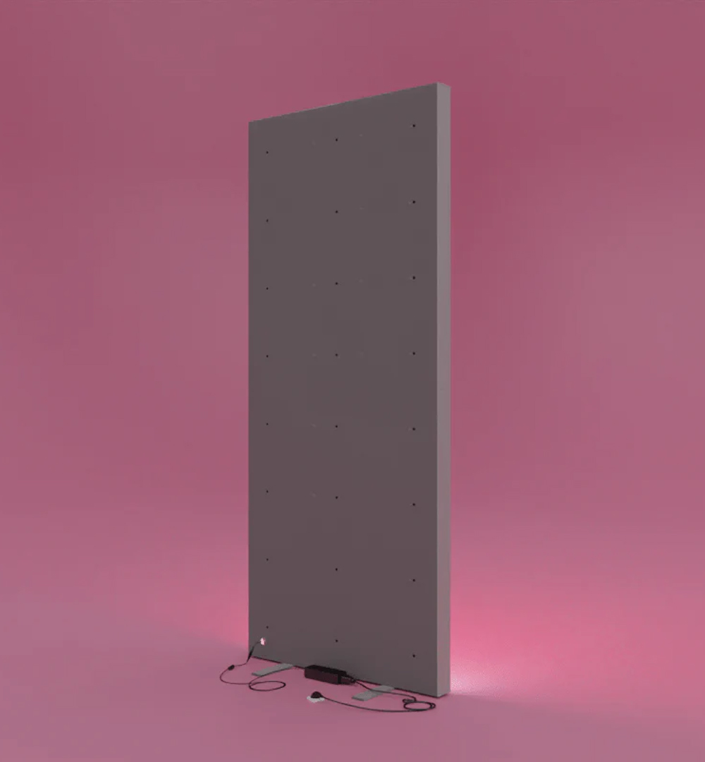 POP Rückwand mit LED - Rückseite