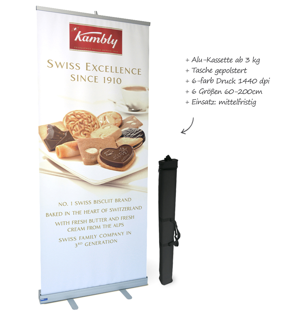 Roll-Up Eco mit Tasche 