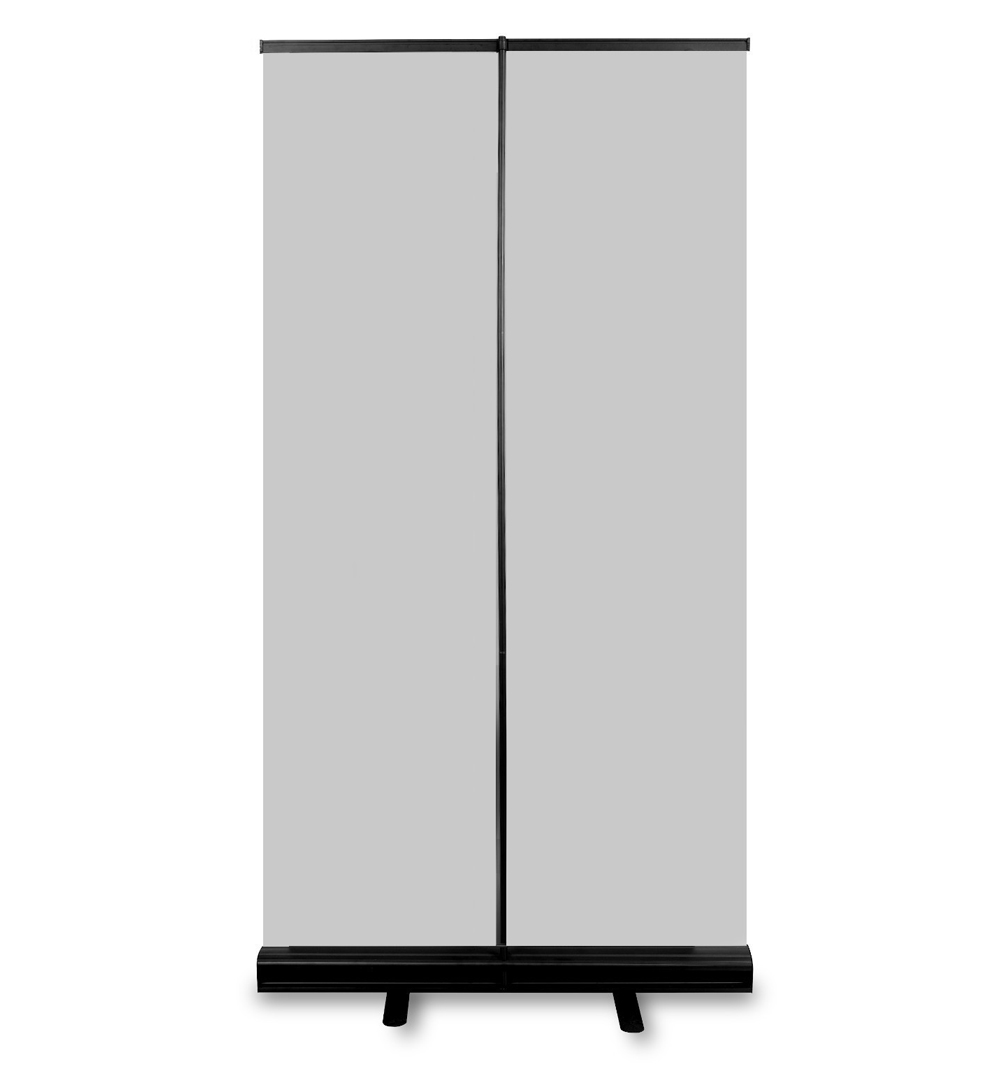 Roll-Up Eco - Schwarz - Rückseite