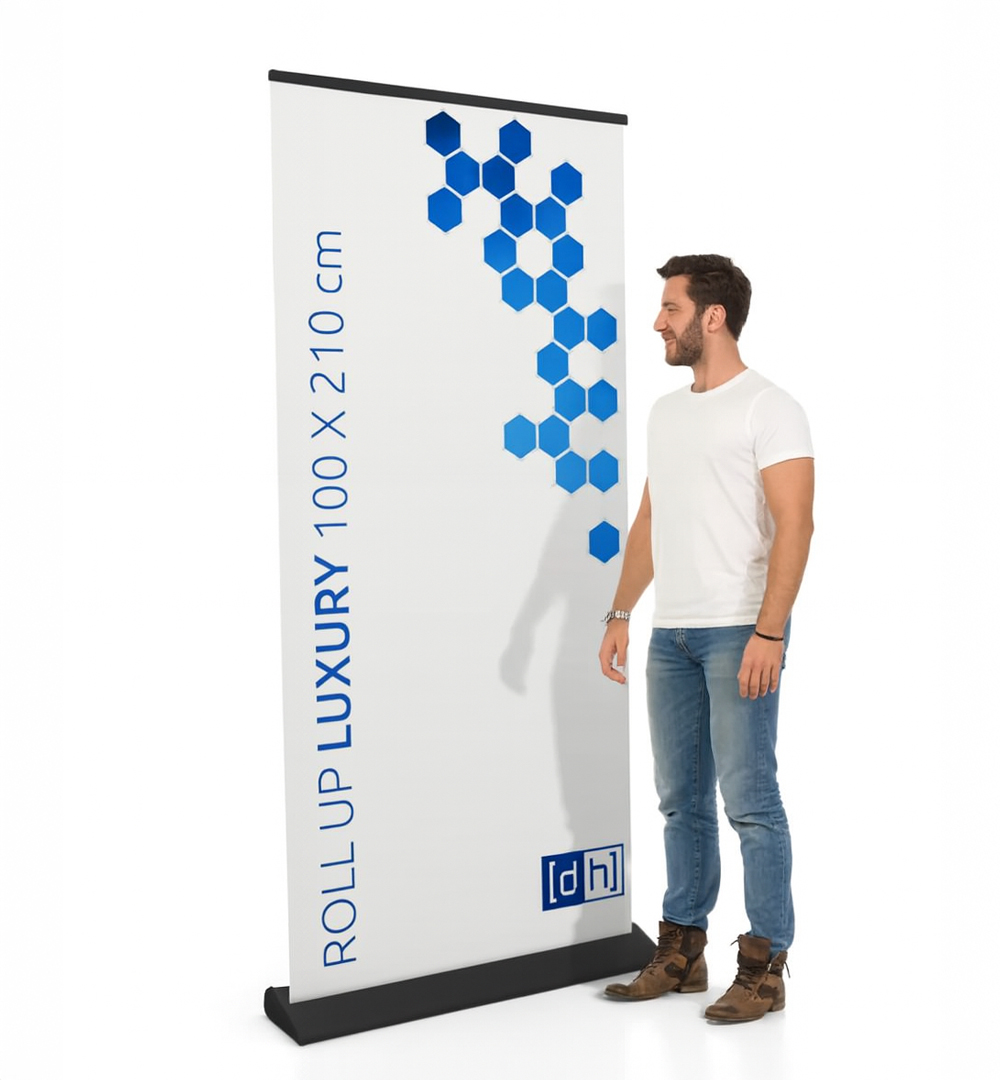 Roll-Up Luxury - Schwarz - Live 01