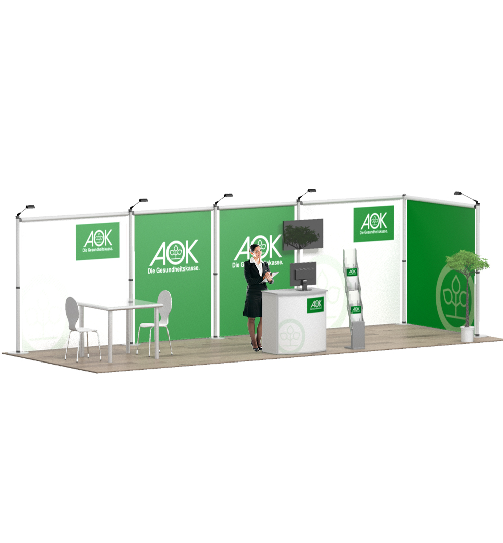 Messestand Roll-Up Modular L6 Form