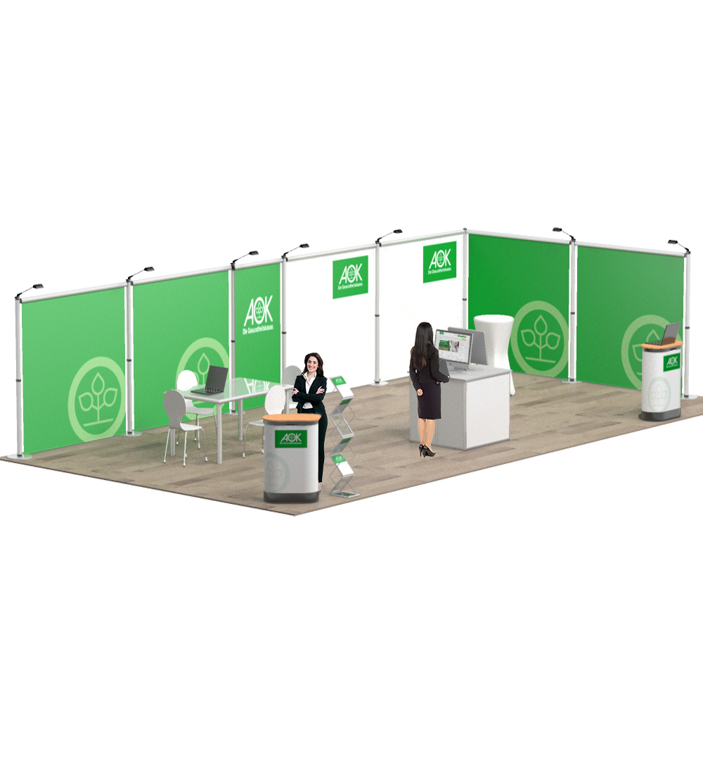 Messestand Roll-Up Modular L7 Form