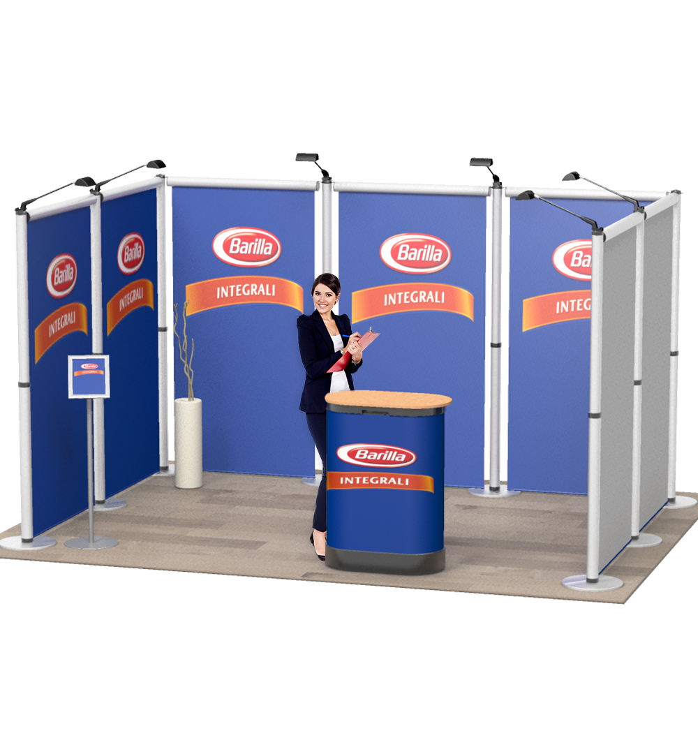 Messestand Roll-Up Modular U2 Form