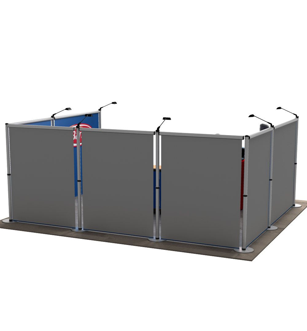 Messestand Roll-Up Modular U3 Form