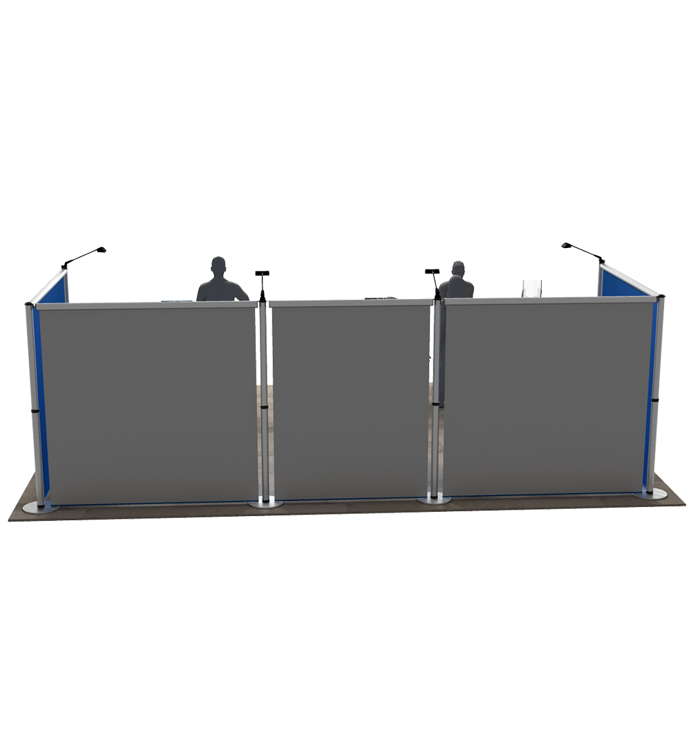 Messestand Roll-Up Modular U4 Form