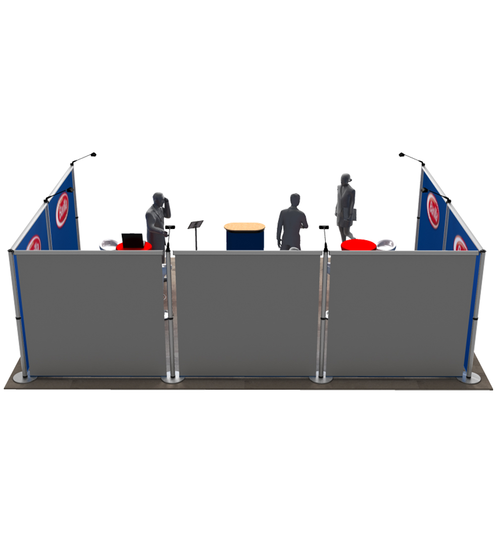 Messestand Roll-Up Modular - modular erweiterbar