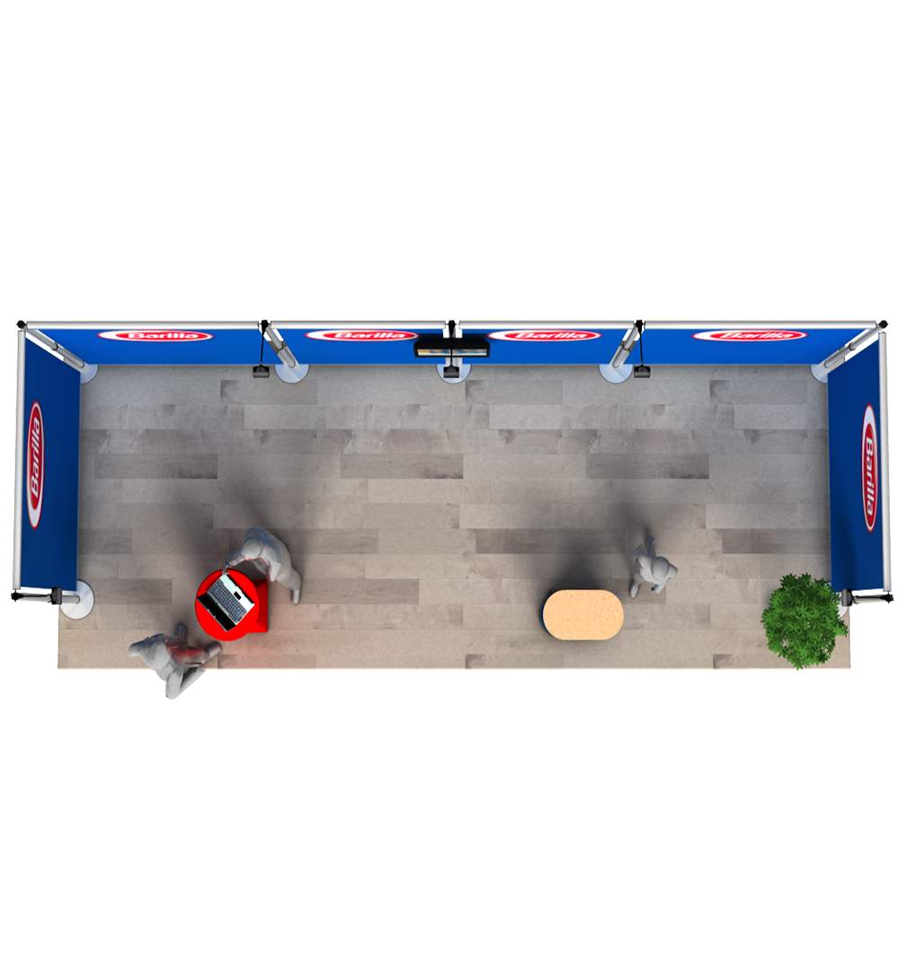 Messestand Roll-Up Modular - Messestand Übersicht