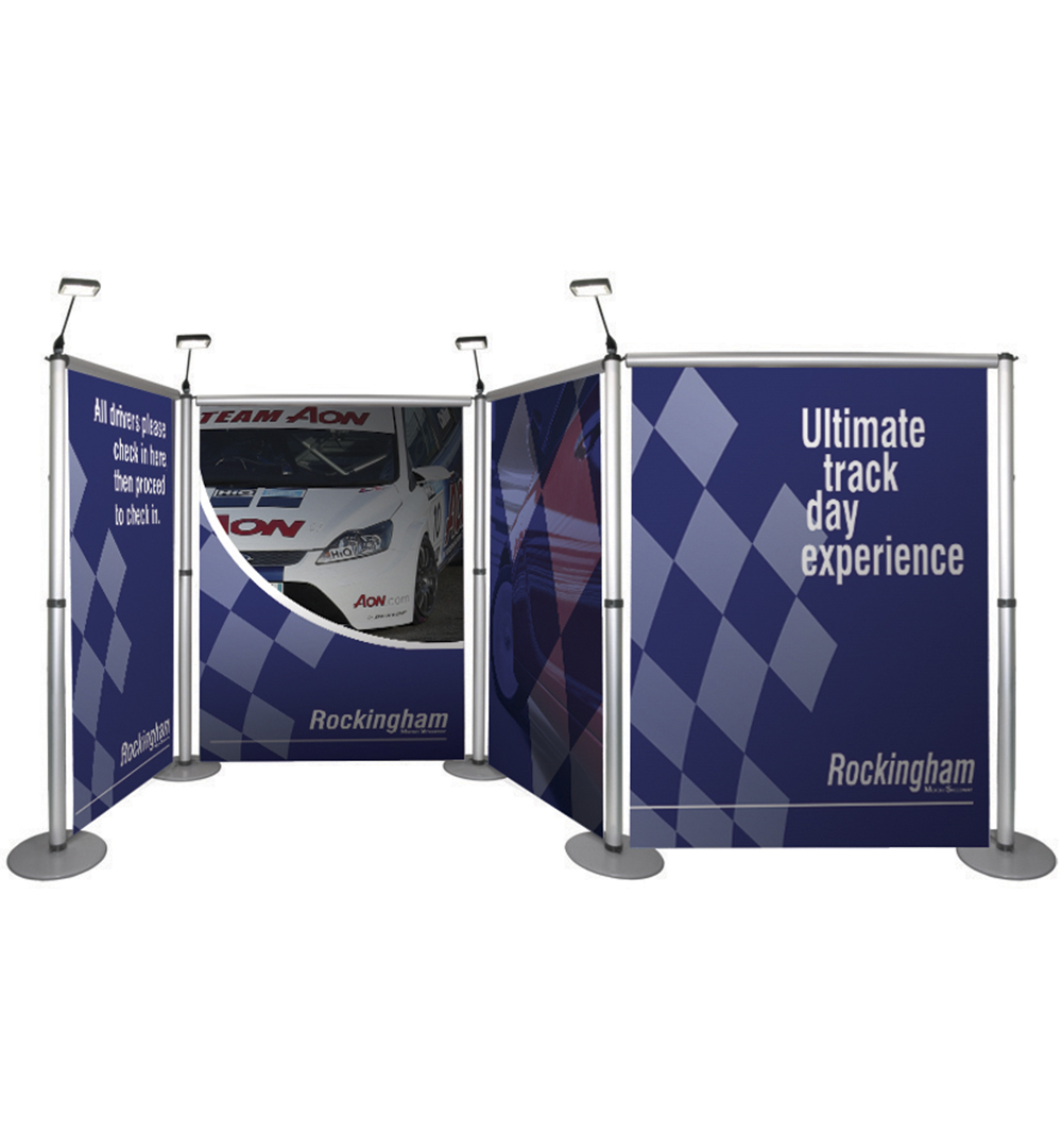 Promotionwand PW01 - Messestand mit Druck Variation 2