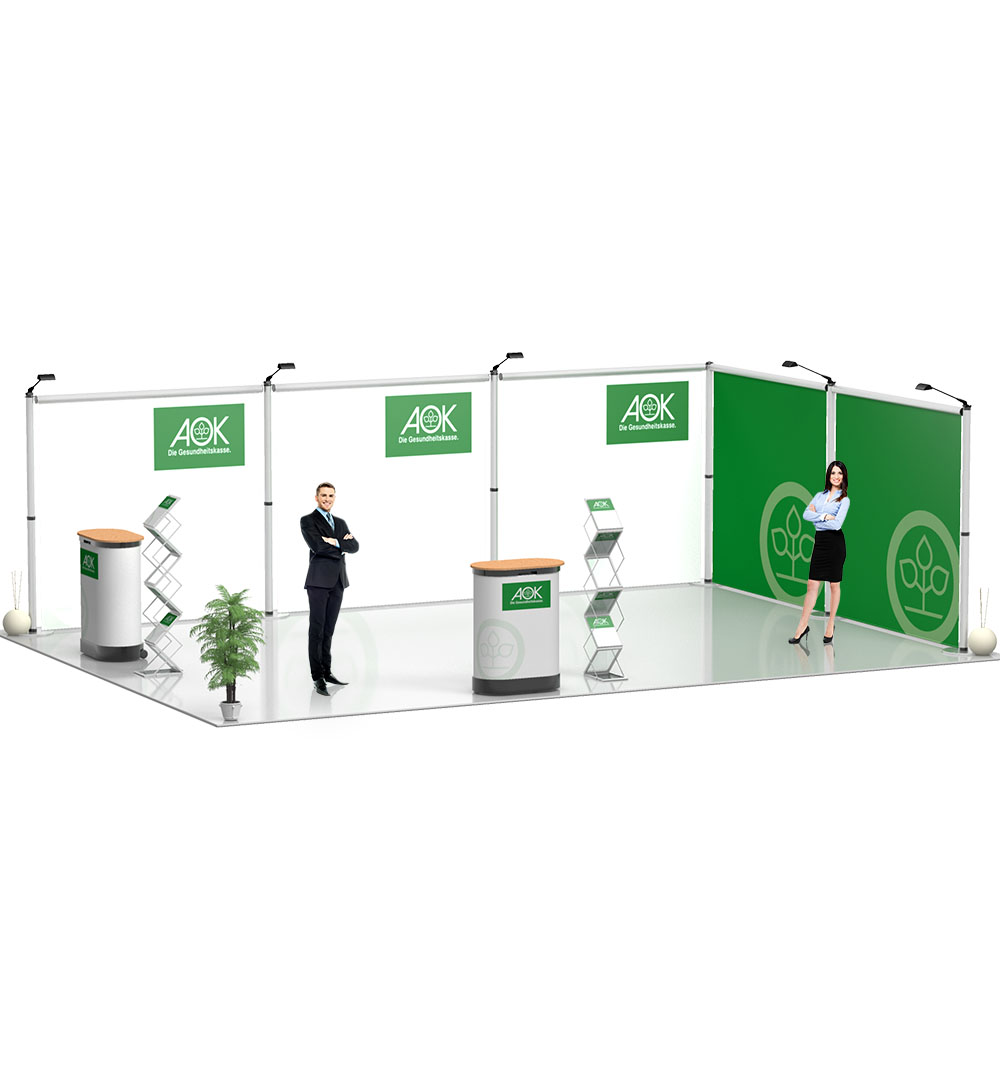 Messestand Roll-Up Modular L5 Form