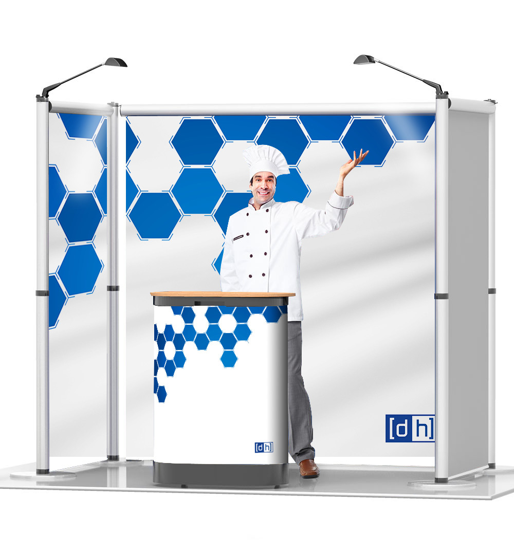 Messestand Roll-Up Modular U1 Form