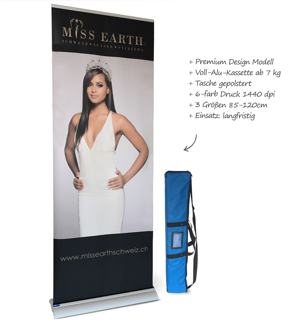 Roll-Up Quality mit Tasche gepolstert