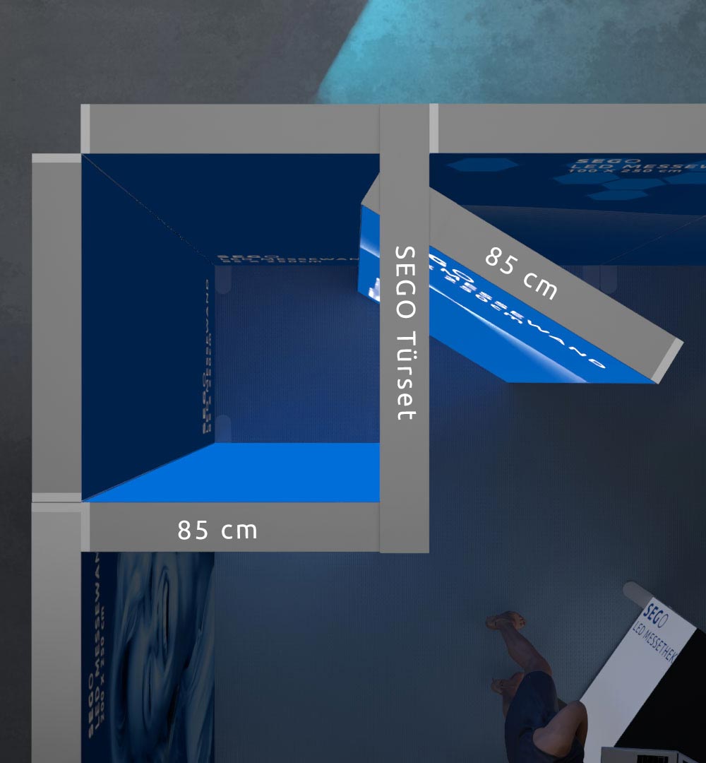 SEGO Kabine - Sicht von oben 01 SEGO Kabine - Sicht von oben 01