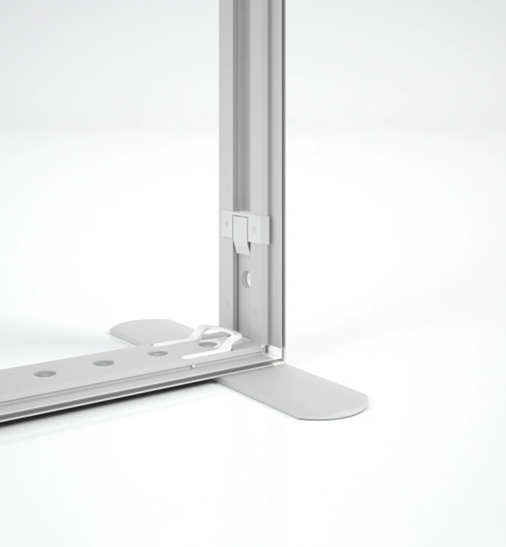 SEGO LED Messewand - Breite 200cm - Rahmen Innenseite