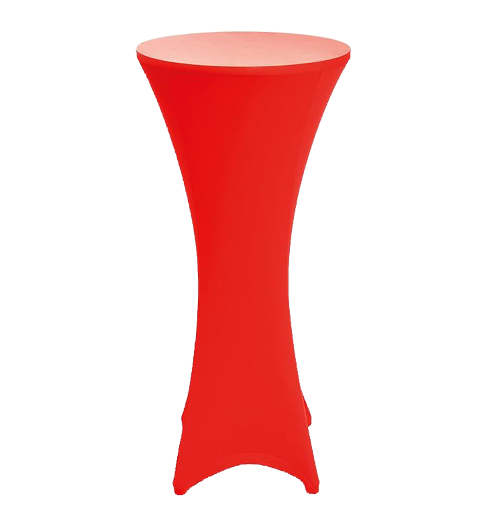 Stehtisch Husse Unifarben - Rot
