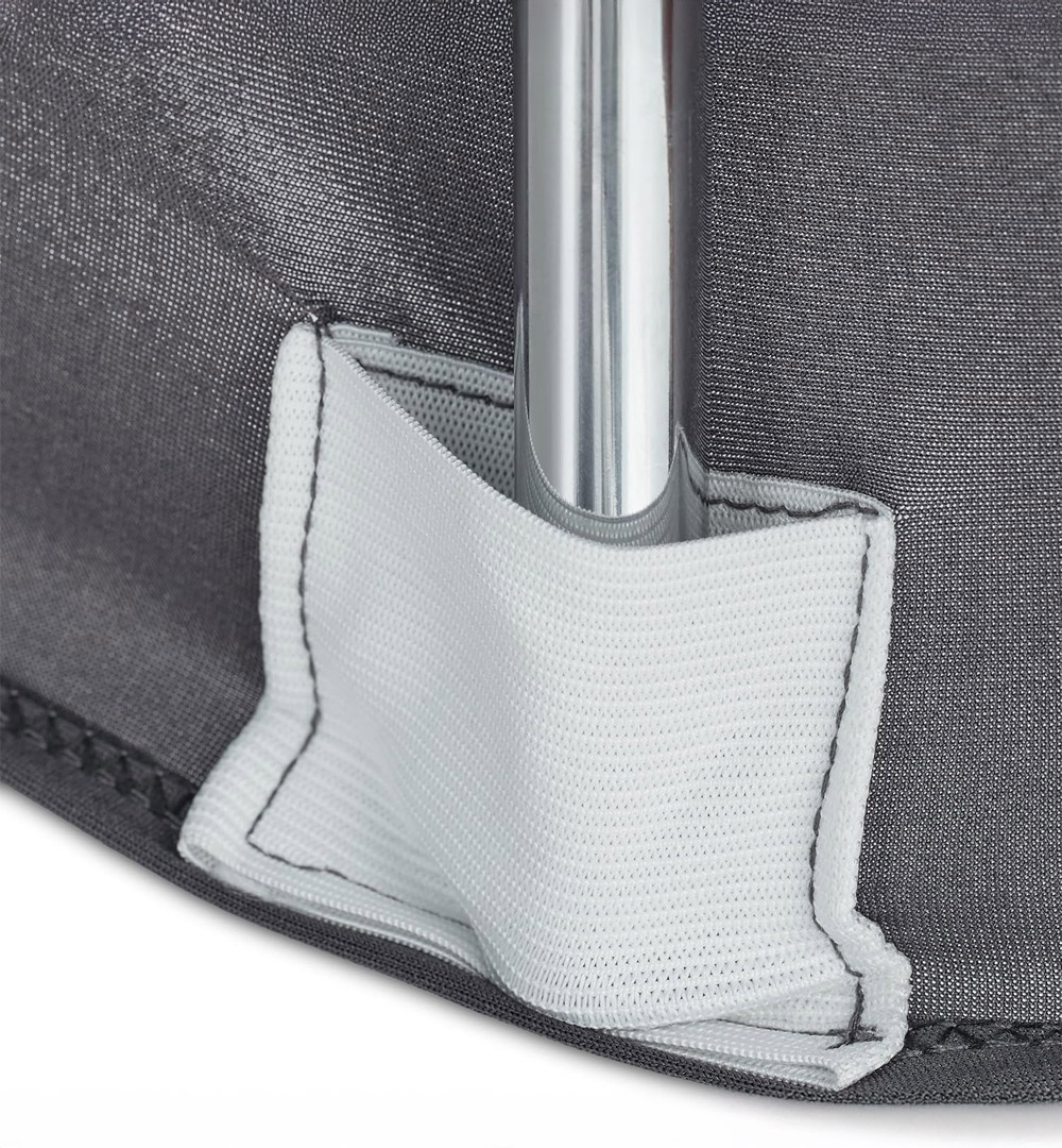 Stuhlhussen 4er Set - Fußtasche Grau Stuhlhussen 4er Set - Fußtasche Grau