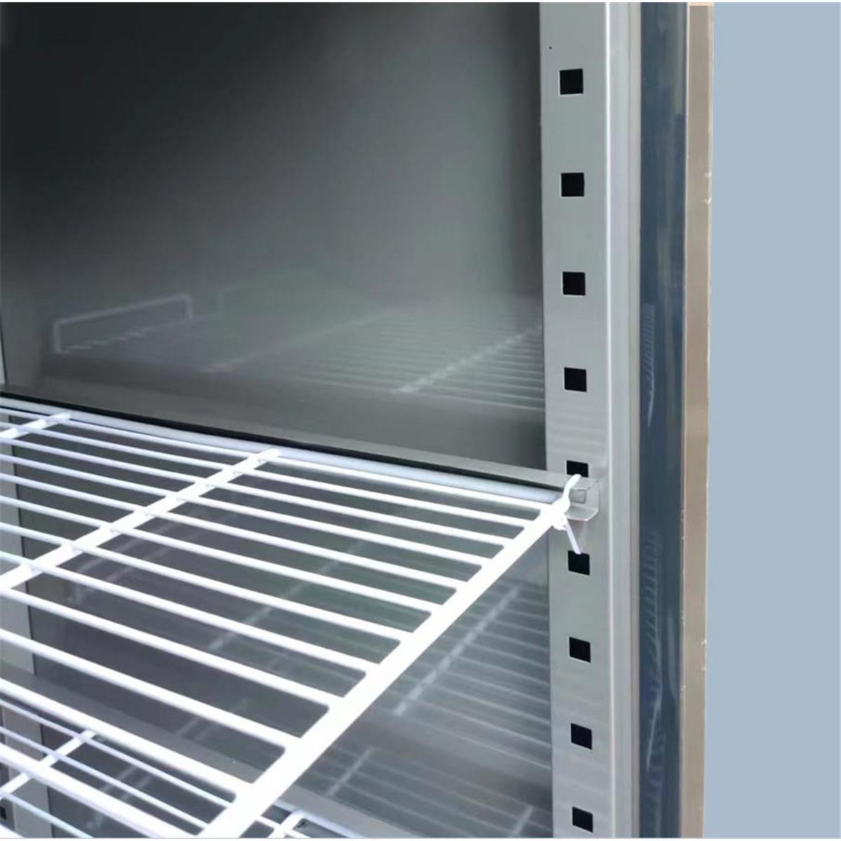 Edelstahltiefkühlschrank, Inhalt 1145 Liter