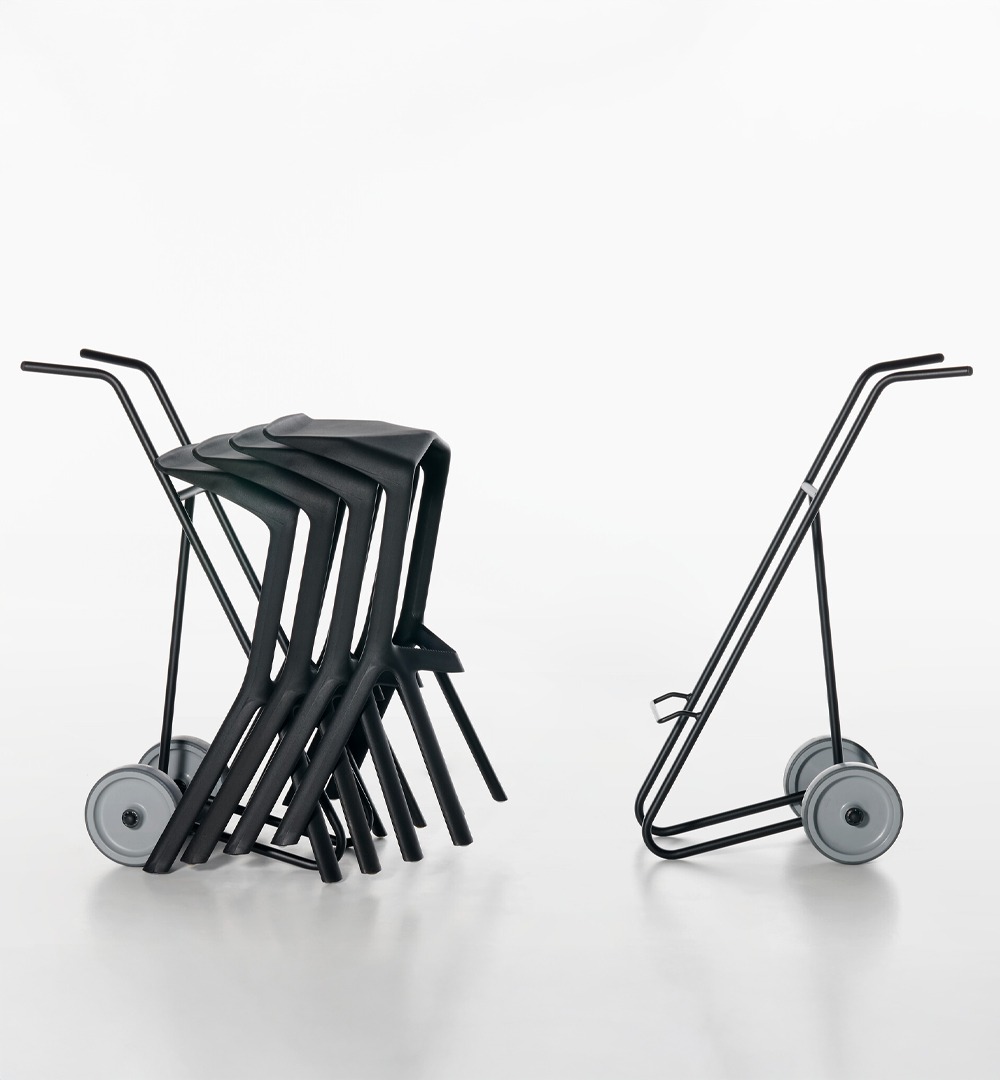 MIURA Barhocker - Transportkarren max. 4 Barhocker MIURA Barhocker - Transportkarren max. 4 Barhocker