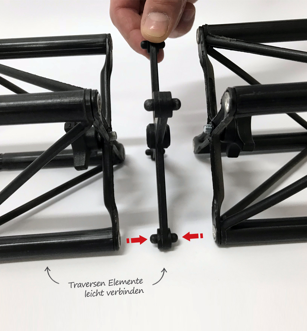 Traversensystem Elemente - Scharnier