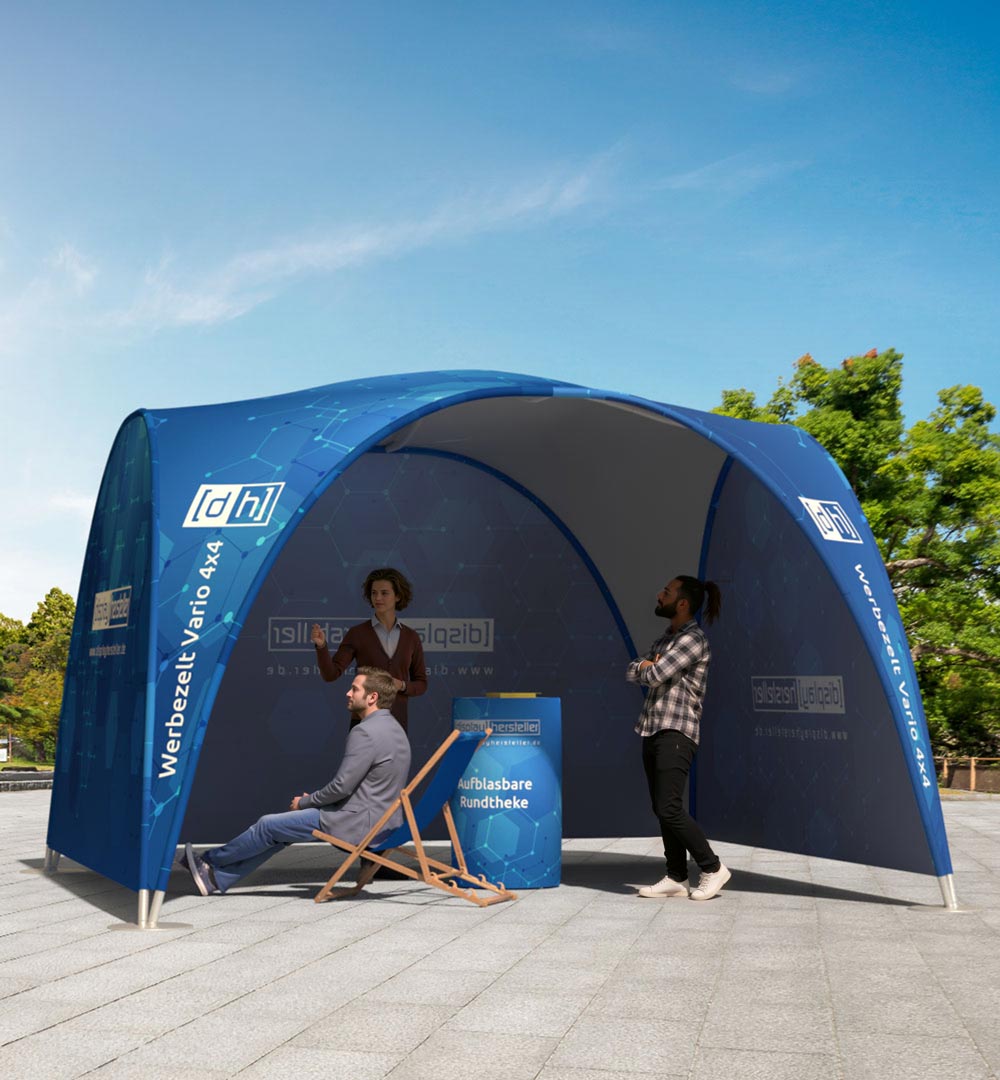 Werbezelt Vario 4 x 4 m - Live 03 Werbezelt Vario 4 x 4 m - Live 03