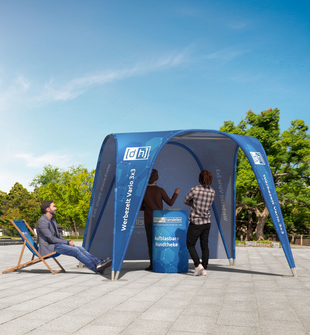 Werbezelt Vario 3 x 3 m - Live 02