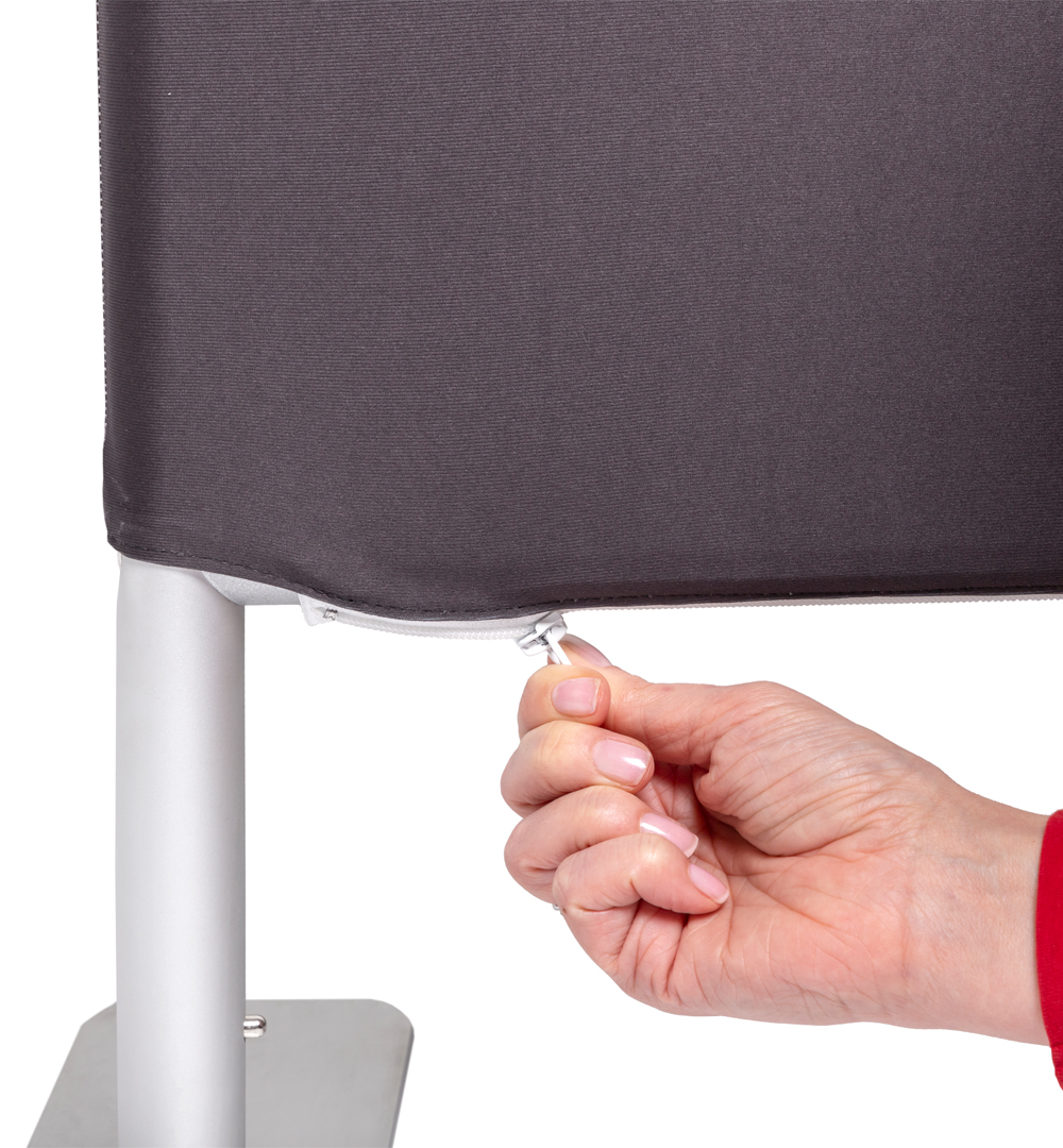 Zipper Absperrständer - Reißverschluss