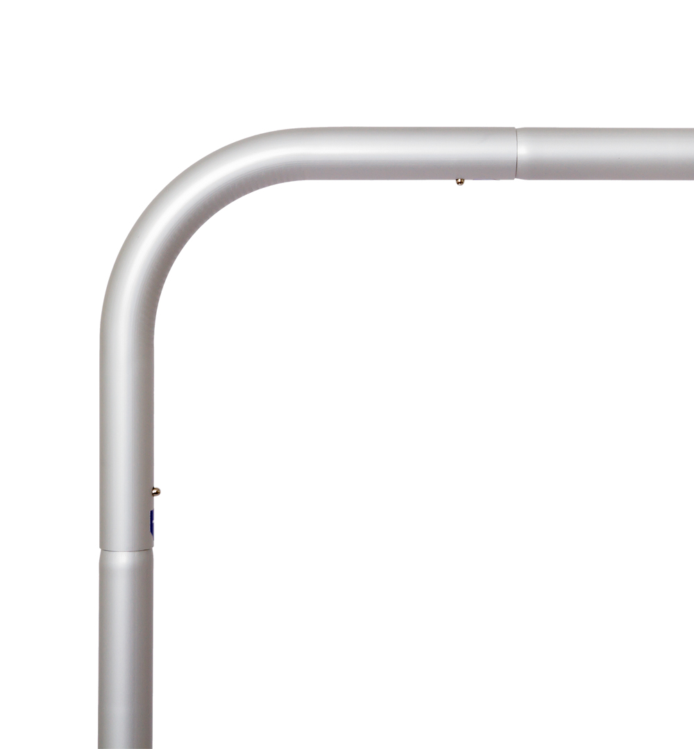 Zipper-Wall Straight Basic - Gestell im Detail Zipper-Wall Straight Basic - Gestell im Detail