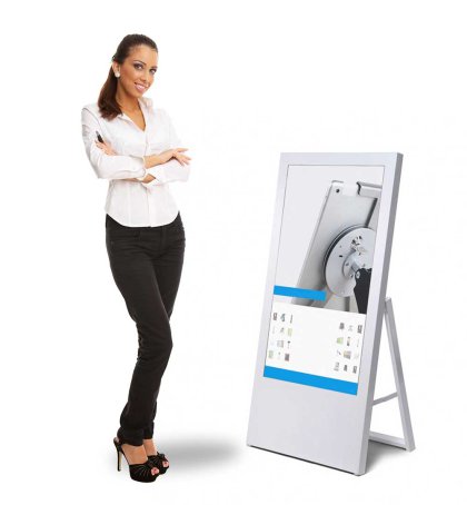 DIGITAL SIGNAGE KUNDENSTOPPER