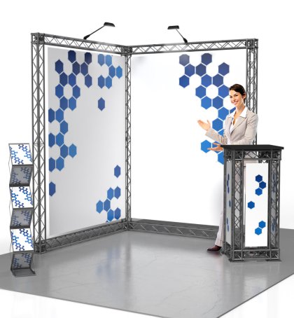 MESSESTAND TRAVERSEN L FORM